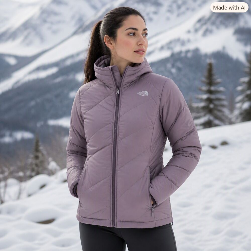 The North Face Women's Bella Luna 600 Fill Goose down Jacket Purple SZ L